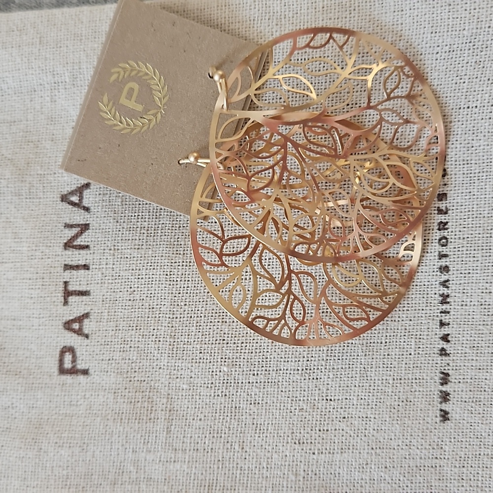 Gold Leaf Earrings